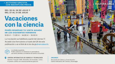 La UNLa invita a disfrutar las vacaciones de invierno con actividades gratuitas de ciencia y tecnología