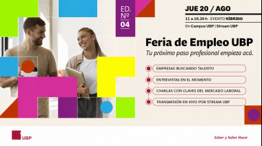 Feria de Empleo en la UBP: abrieron las inscripciones para la cuarta edición abierta al público universitario