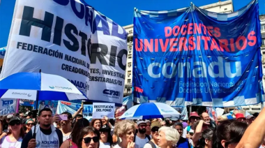El lunes 3 de agosto paran los docentes universitarios