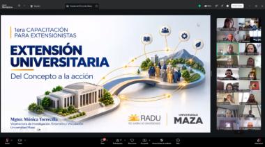 La Red Andina de Universidades llevó adelante la Primera Capacitación para Extensionistas