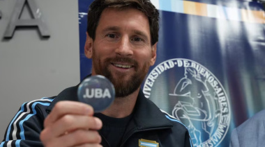 Messi recibió el Doctor Honoris Causa de la UBA: “Es un orgullo muy grande”