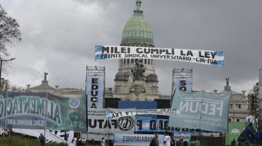 La quinta Marcha Federal Universitaria reclamó la aplicación inmediata de la ley de financiamiento