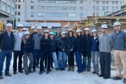 Estudiantes de Arquitectura recorrieron la obra del nuevo edificio de la UTDT