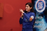 La astronauta análoga Giovanna Ramírez brindó una charla en la UNLaM