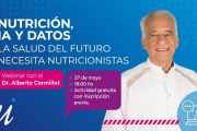 Alberto Cormillot encabezará un webinar sobre nutrición e inteligencia artificial